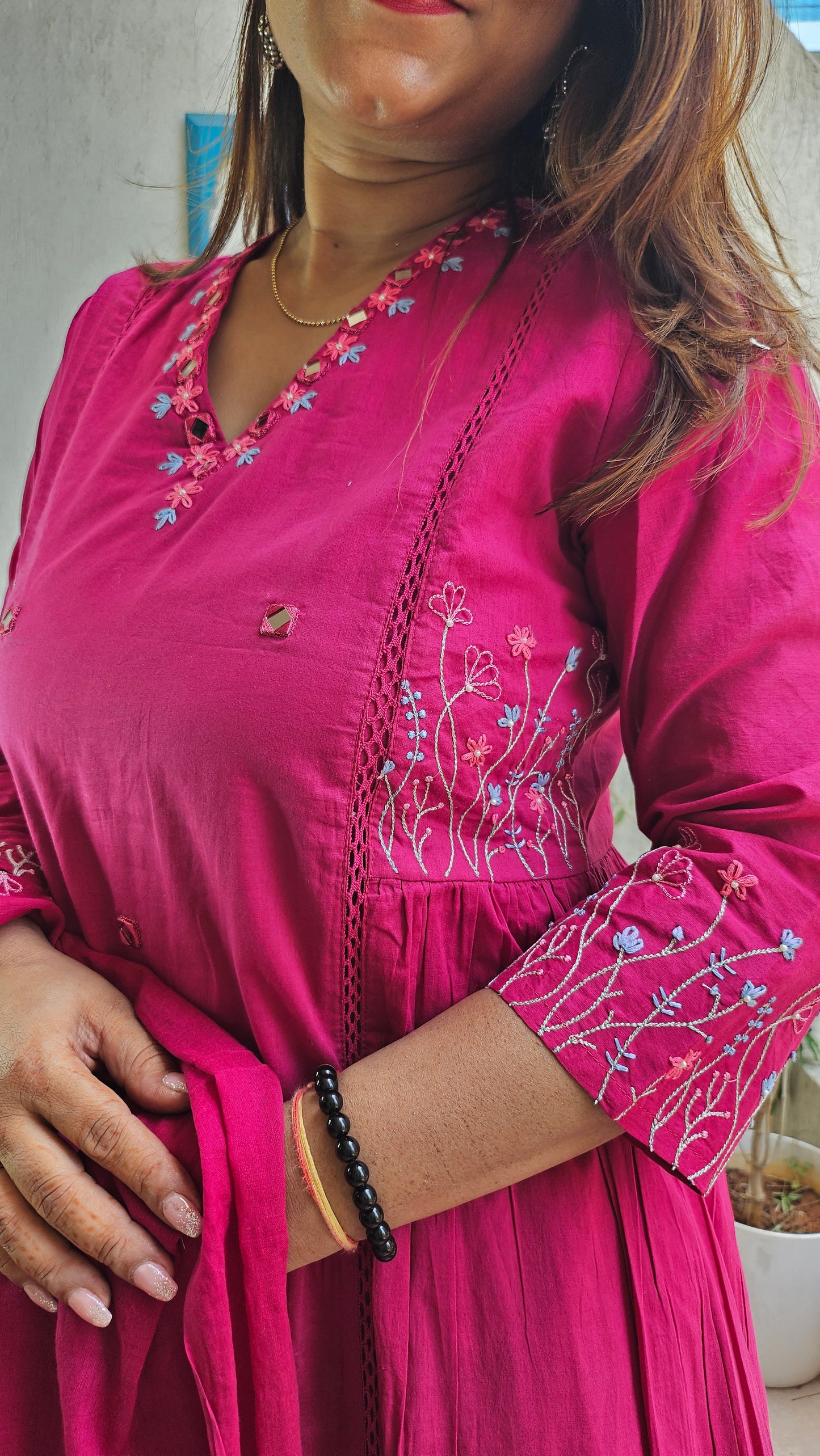 Kasab work cotton set